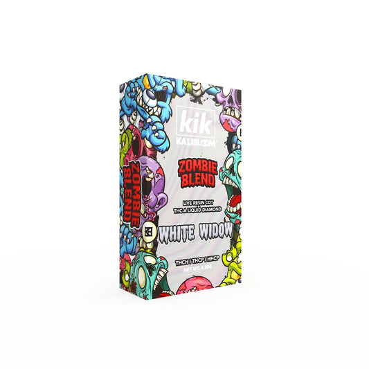 Kalibloom Kik - Zombie Blend Disposable Liquid Diamonds | 4.2G featuring THC-A, THC-H, THC-P, and HHC-P.